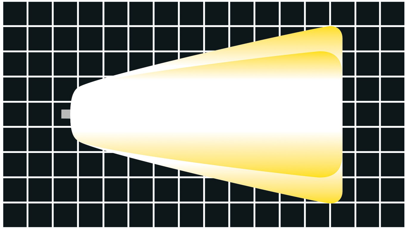 ÉCLAIRAGE TRAPÉZOÏDAL