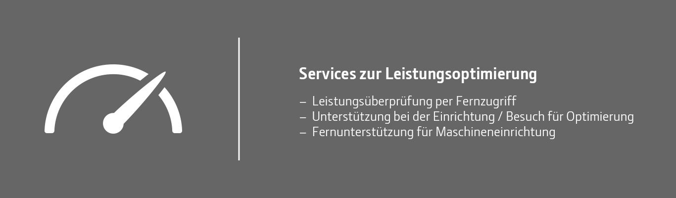 Services zur Leistungsoptimierung