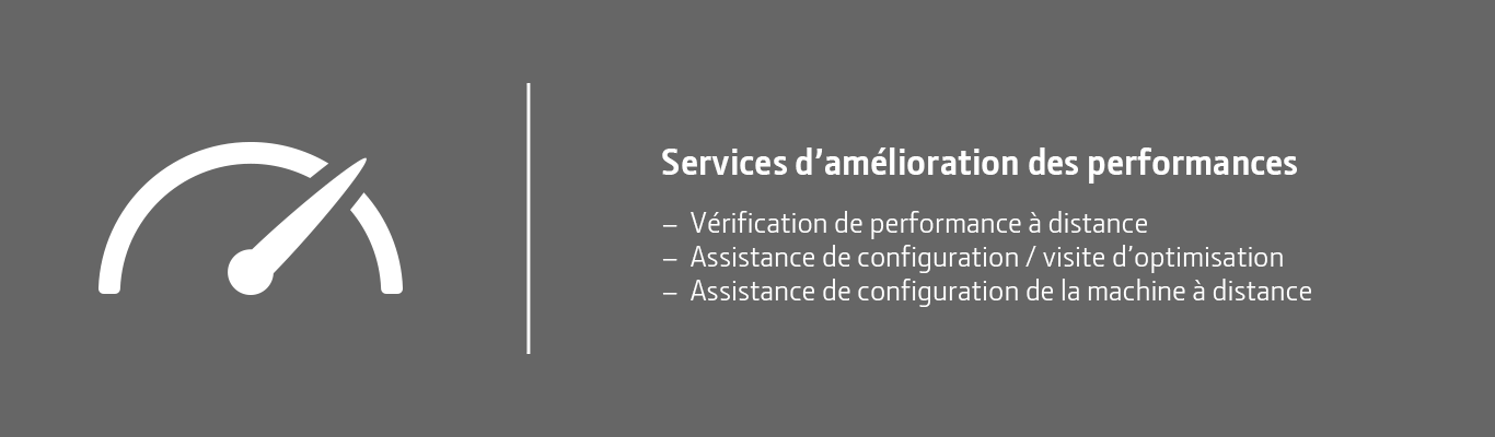 Services d&rsquo;am&eacute;lioration des performances