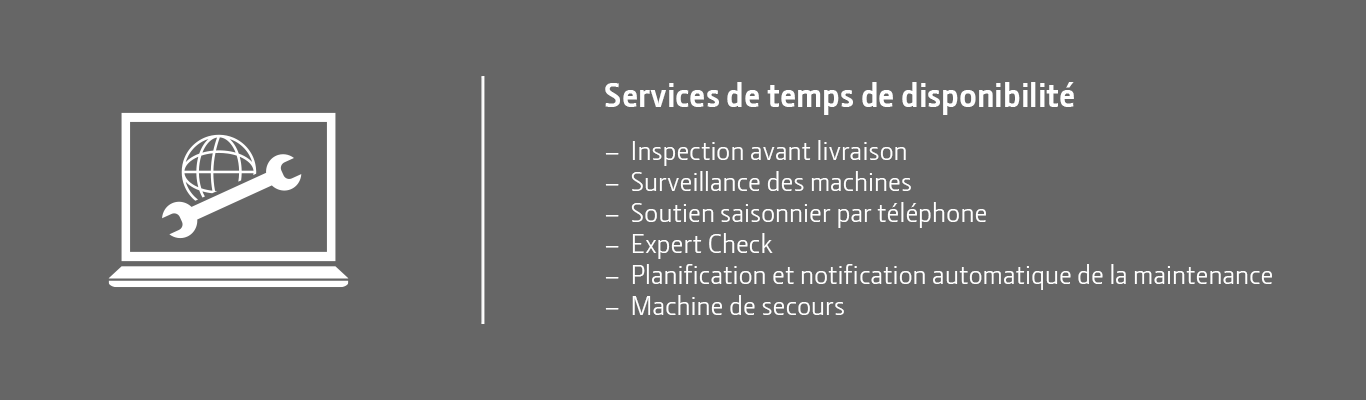 Services d&rsquo;am&eacute;lioration du temps de fonctionnement
