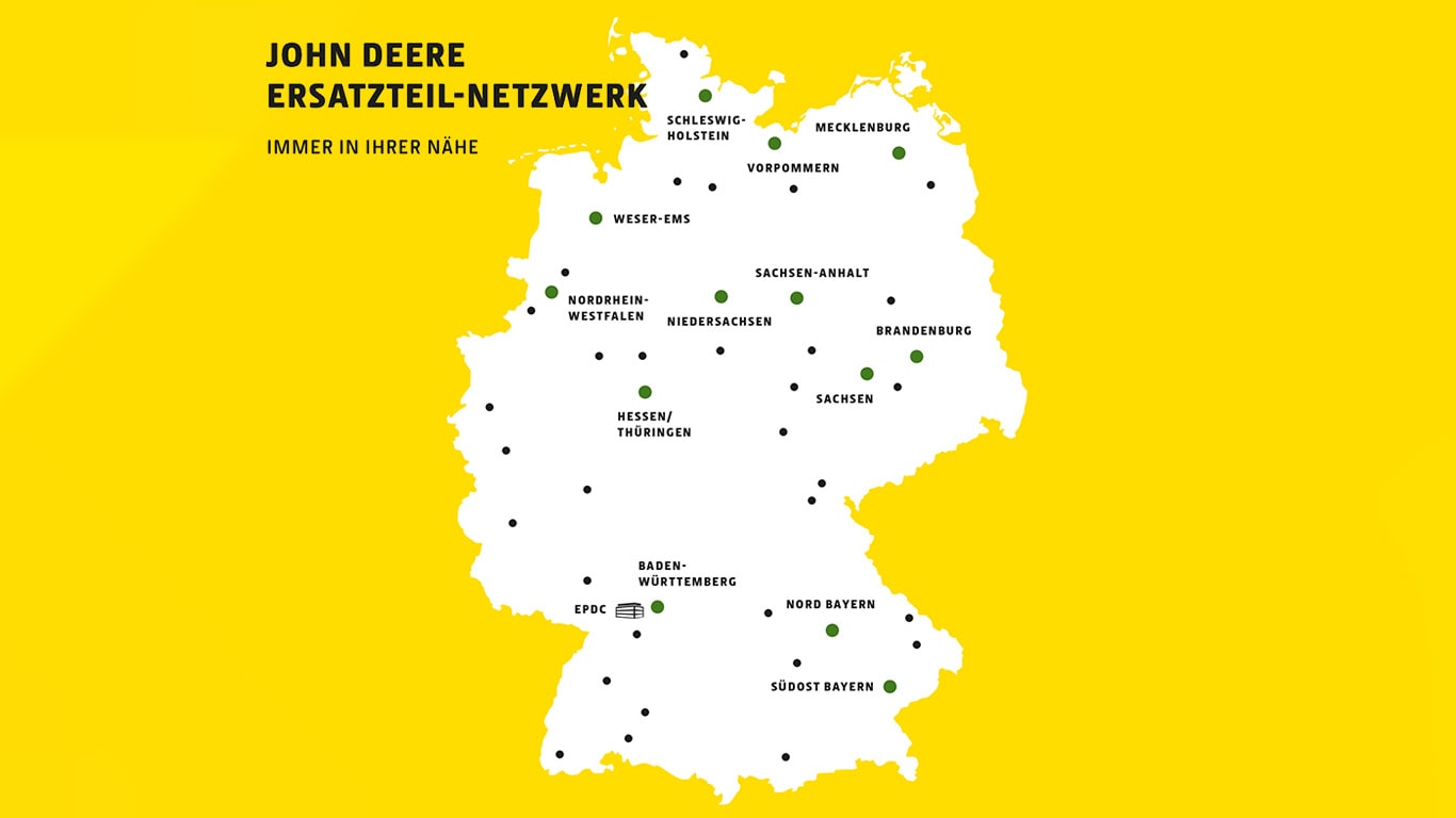 John Deere Ersatzteil-Netzwerk