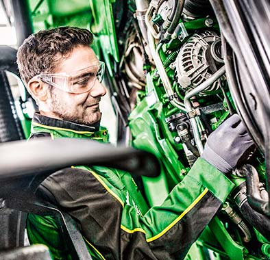 Pack moteur et carburant pour tracteur