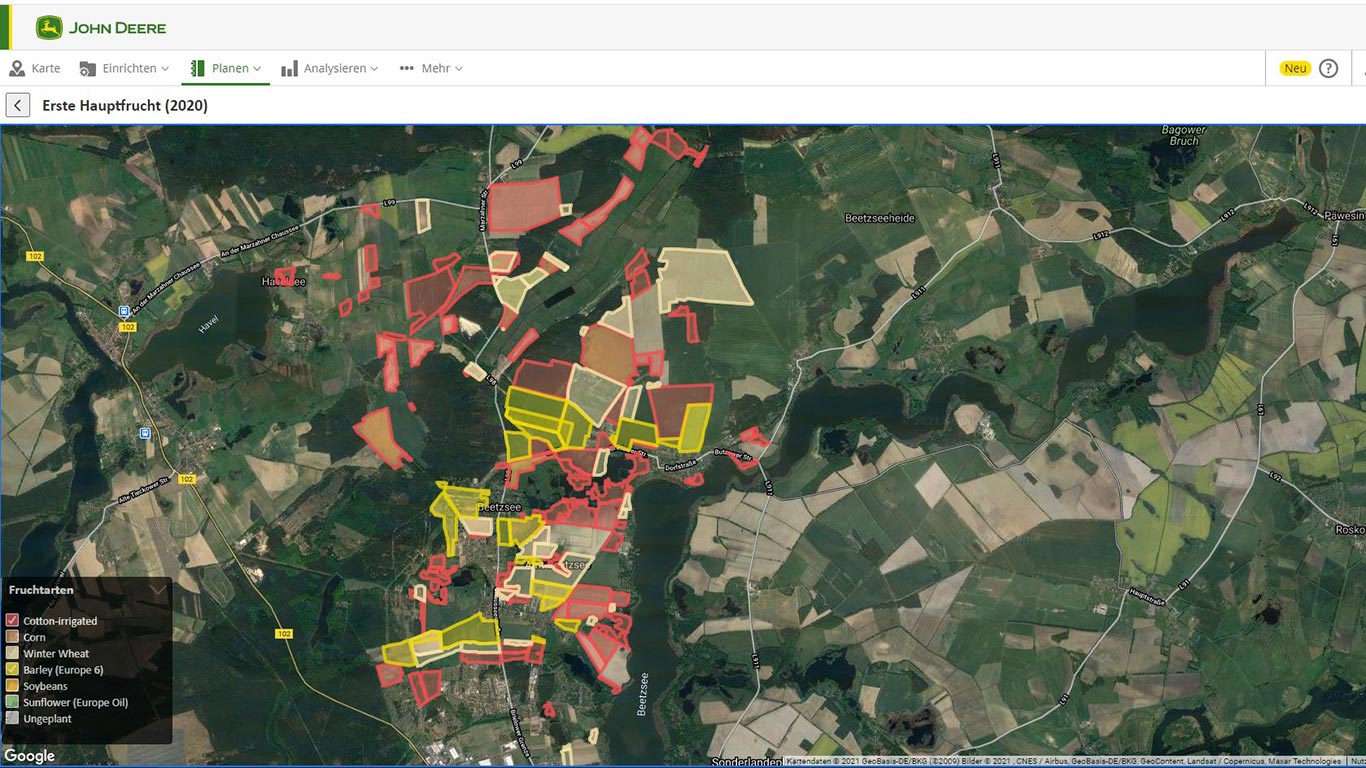 Gestion des parcelles