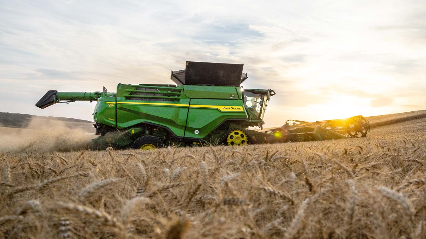 Grain Sensing auf dem Mähdrescher