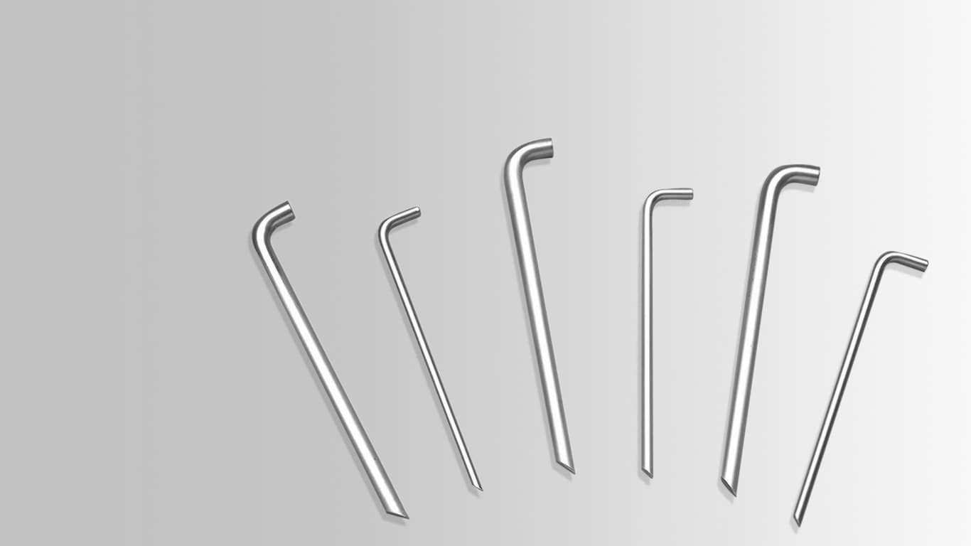 Die Precision Tines Serie Aerifizieren mit Vollzinken, Handgeführte und Anbau-Aerifizierer, Golf und Sport