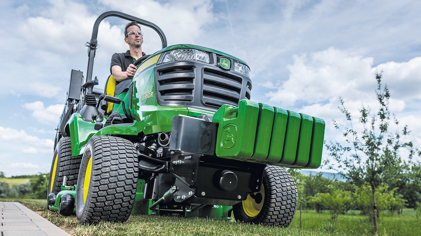 X950R Rasentraktoren mit Dieselmotor John Deere LU