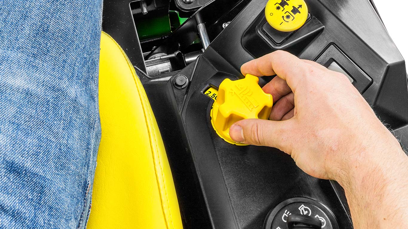 Gewerbliche Mäher mit Nullwenderadius ZTrak™ mit großem Motor