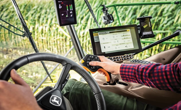 Cabine d’ensileuse automotrice