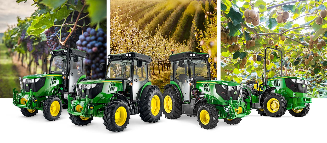 Tracteurs de la série 5G pour les récoltes à forte valeur ajoutée